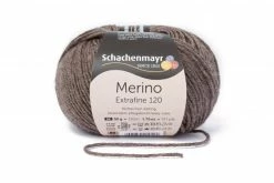 Handstrickgarn MERINO EXTRAFINE 120 - holz-meliert - 50g