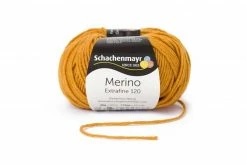 Handstrickgarn MERINO EXTRAFINE 120 - gold-meliert - 50g