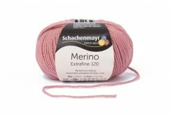 Handstrickgarn MERINO EXTRAFINE 120 - rose-pink - 50g