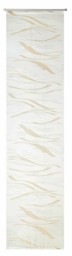 Schiebevorhang - wollweiß-beige - 60x245 cm