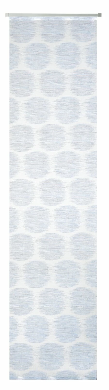 Schiebevorhang - wollweiß-blau - 60x245 cm 3 Schiebevorhang - wollweiß-blau - 60x245 cm