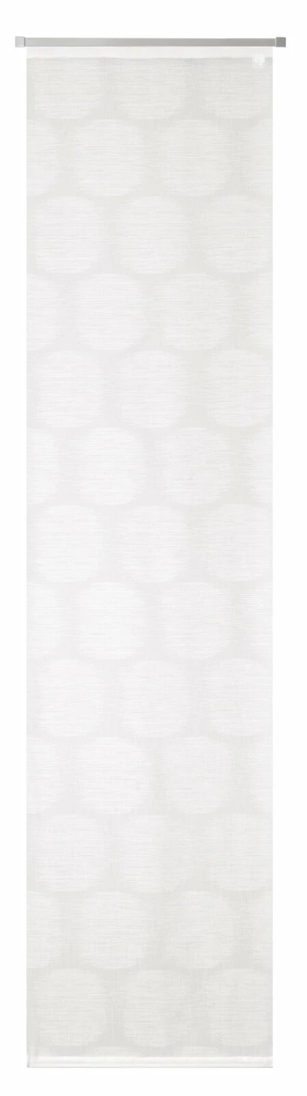 Schiebevorhang - wollweiß-weiß - 60x245 cm 3 Schiebevorhang - wollweiß-weiß - 60x245 cm