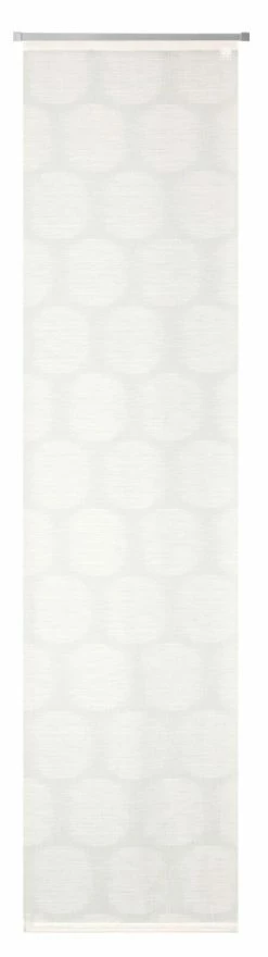 Schiebevorhang - wollweiß-champagner - 60x245 cm