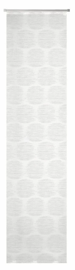 Schiebevorhang - wollweiß-grau - 60x245 cm