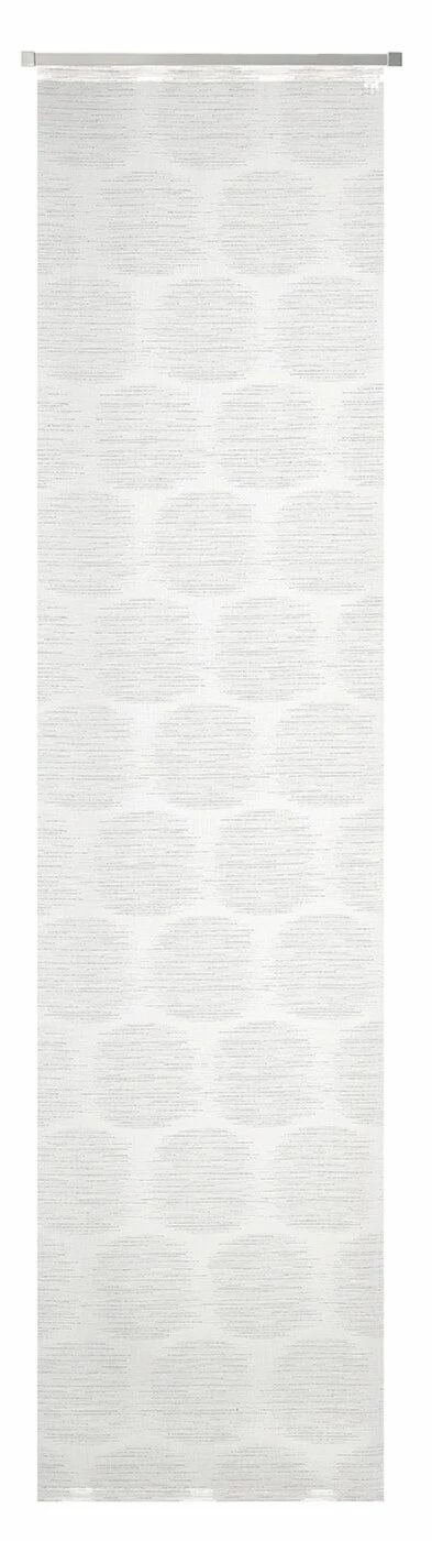 Schiebevorhang - wollweiß-grau - 60x245 cm 3 Schiebevorhang - wollweiß-grau - 60x245 cm