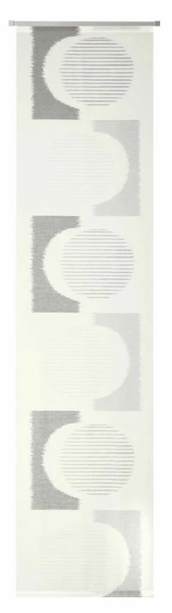 Schiebevorhang - dunkelgrau-hellgrau - 60x245 cm