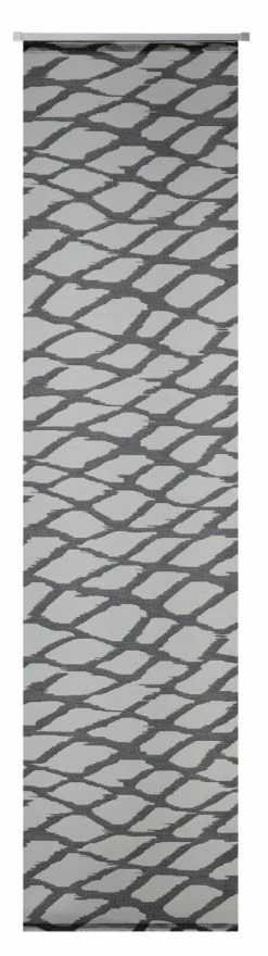 Schiebevorhang - anthrazit - 60x245 cm