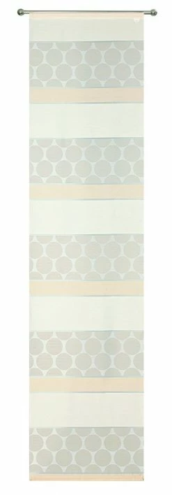 Schiebevorhang - wollweiß-creme-beige - 60x245 cm