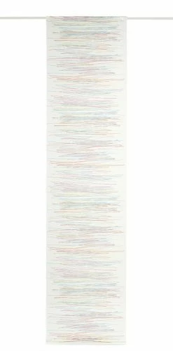 Schiebevorhang - weiß-bunt - 60x245 cm