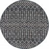 In-/Outdoorteppich CROSSES 2 - holzkohlegrau - Ø 122 cm -Heimtextilien Verkäufe 9004900000 1600Wx1600H