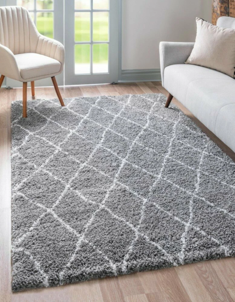 Teppich TEMARA SHAG 3 - grau - 244x152 cm 4 Teppich TEMARA SHAG 3 - grau - 244x152 cm – Bild 2