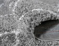 Teppich TEMARA SHAG 3 - rund - grau - Ø 152 cm -Heimtextilien Verkäufe 9004902300 04 1600Wx1600H