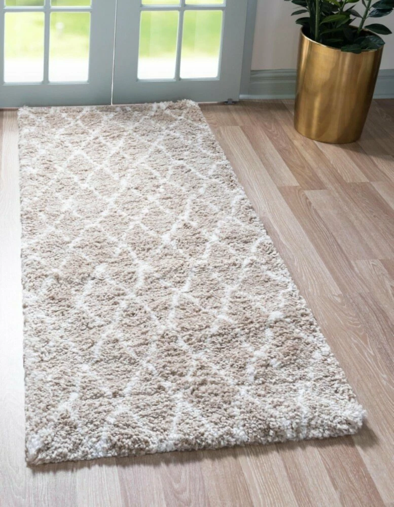 Teppich TEMARA SHAG 3 - braungrau - 305x79 cm 4 Teppich TEMARA SHAG 3 - braungrau - 305x79 cm – Bild 2