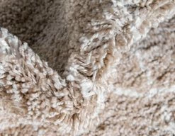 Teppich TEMARA SHAG 3 - rund - braungrau - Ø 152 cm -Heimtextilien Verkäufe 9004902800 04 1600Wx1600H