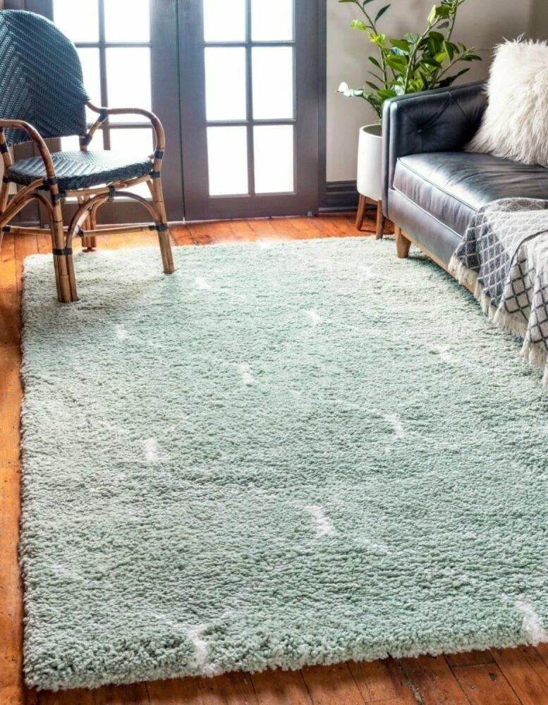 Teppich TEMARA SHAG 5 - hellgrün - 244x152 cm 4 Teppich TEMARA SHAG 5 - hellgrün - 244x152 cm – Bild 2