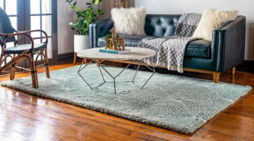 Teppich TEMARA SHAG 5 - hellgrün - 244x152 cm 5 Teppich TEMARA SHAG 5 - hellgrün - 244x152 cm – Bild 3