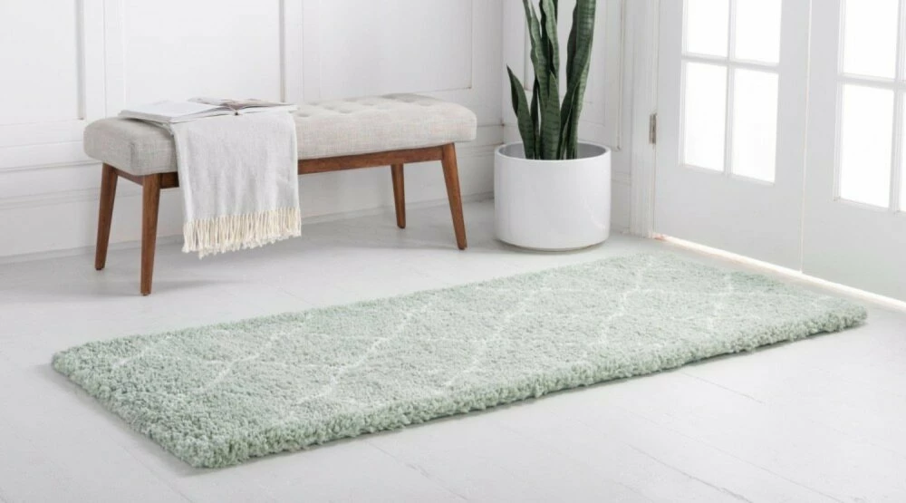 Teppich TEMARA SHAG 5 - hellgrün - 305x79 cm 5 Teppich TEMARA SHAG 5 - hellgrün - 305x79 cm – Bild 3