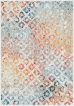 Teppich COLOURED 1 - mehrfarbig - 91x66 cm