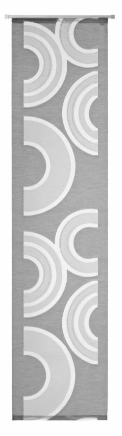 Schiebevorhang - grau - 60x245 cm