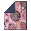 Wohndecke - blau-bunt - floral - 130x160 cm -Heimtextilien Verkäufe 9005077800 1600Wx1600H