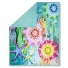 Wohndecke - türkis-bunt - Seepferdchen - 130x160 cm -Heimtextilien Verkäufe 9005079500 1600Wx1600H