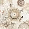 Wohndecke - beige - Mandala - 130x160 cm -Heimtextilien Verkäufe 9005080900 1600Wx1600H