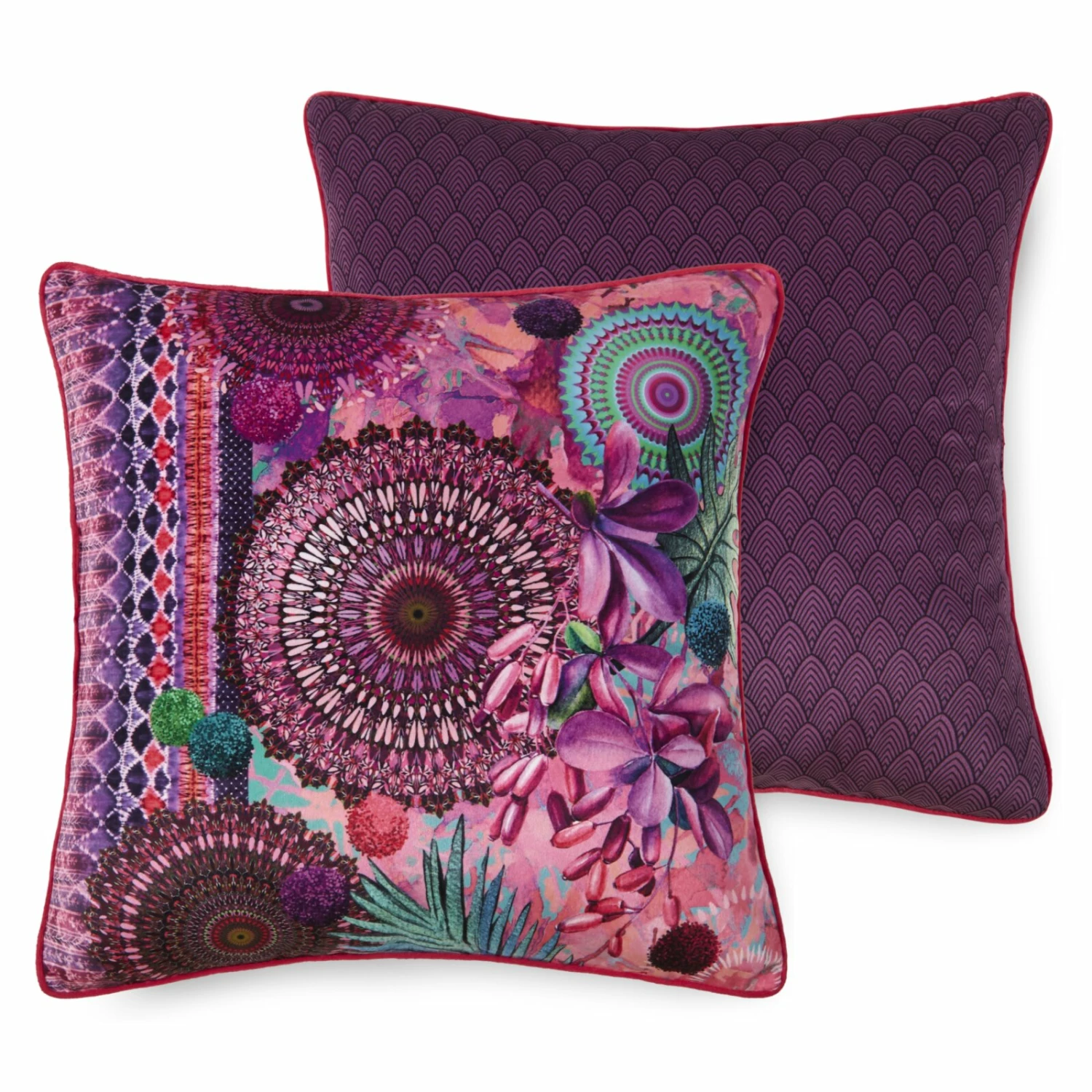 Sofakissen ESMAE - Mandala - lila - 48x48 cm 3 Sofakissen ESMAE - Mandala - lila - 48x48 cm