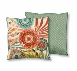 Sofakissen MATEO - Mandala - creme - 48x48 cm