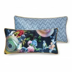 Sofakissen CHACHOU - Mandala - dunkelblau - 60x30 cm