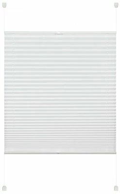 Plissee - weiß - 40x130 cm