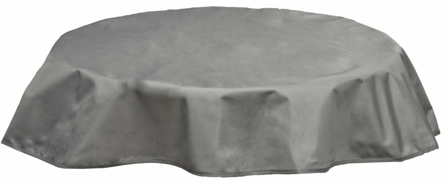 Tischdecke - hellgrau - Polyester - 120 cm Ø 3 Tischdecke - hellgrau - Polyester - 120 cm Ø
